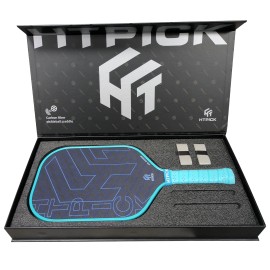 Shipping 16mm Thickness Carbon Fiber Pickleball Paddle T700 Honeycomb CoreMaterial: Carbon Fiber, Color: Blue