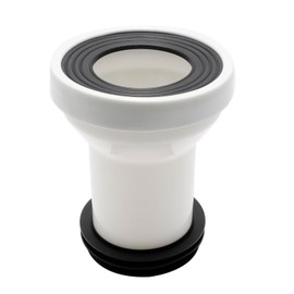 Hoypeyfiy WC Anschlussgarnitur, WC Kanalisation Abflussrohr, Einbau Dichtung Anschluss Zubehör Anschlussteil