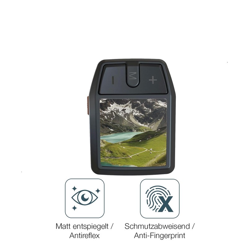 dipos I 2x Schutzfolie matt passend für Bafang DZ41 Folie