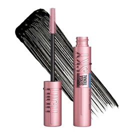 Maybelline Sky High Mscara de Pestaas, Alargamiento y Volumen Hasta por 12 Horas, A Prueba de Agua con Fibras Extensoras y Extracto de Bamb, Tono...  