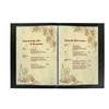 Sigel SM191 Single transparent pockets, for menu folders with screw
