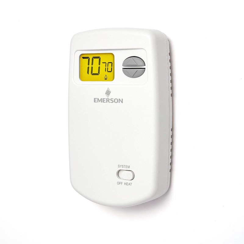Emerson 1E78-140 Non-Programmable Heat Only Thermostat for Single-Stage Systems (Limited