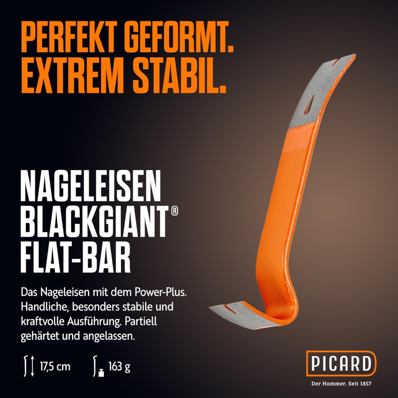 PICARD Roofing Hammer No. 790 + Mini BlackGiant® + Sticker