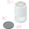 Anesty HO1946 Karari Diatomaceous Earth Drainer, Tool Stand, Round, White,