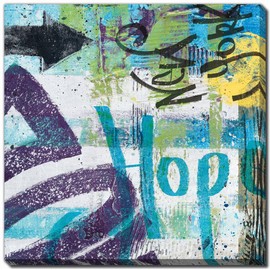 Art Source City Graffiti II, 24" x 24" Print on Canvas Wall Art