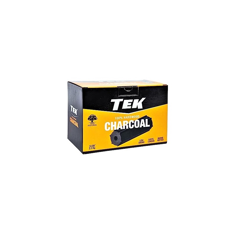 TEK All Natural Hardwood Charcoal for Grills & BBQ |