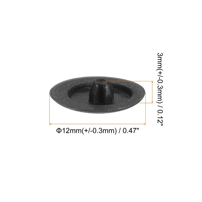 HARFINGTON Screw Cap Covers, 40pcs 11.5x3mm Plastic Screw Decoration Cover