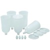 Central Pneumatic Air Spray Gun Disposable Paint Cups, 5pc