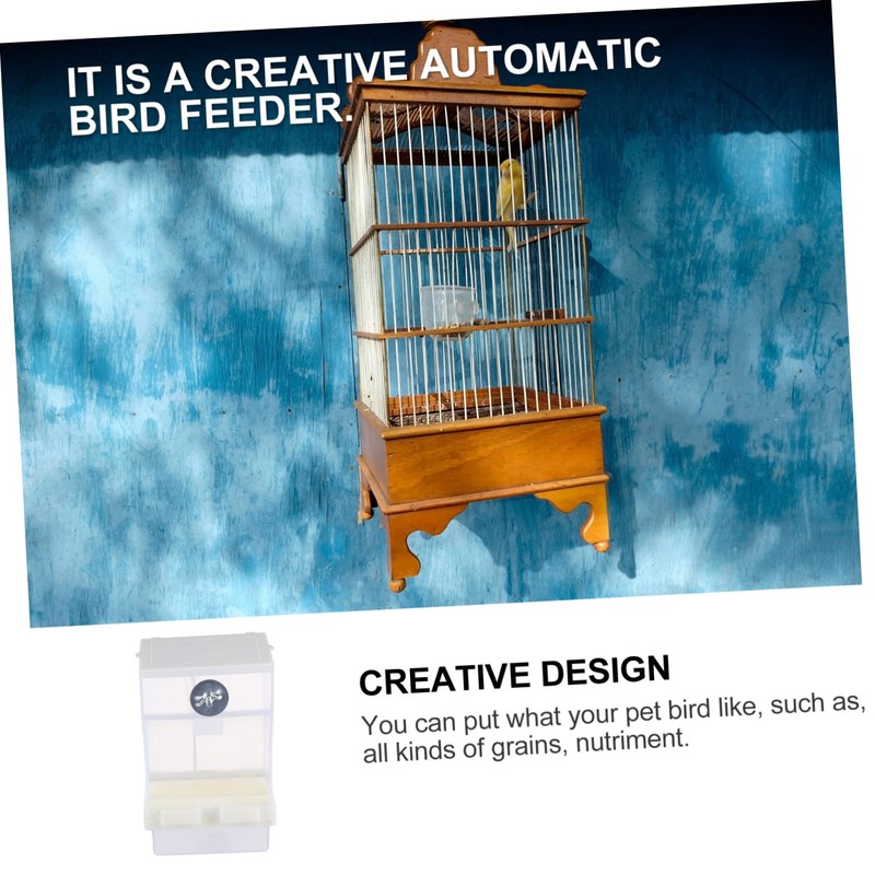 Hohopeti Hanging Bird Feeder for Outdoors Creative Automatic Bird Feeding