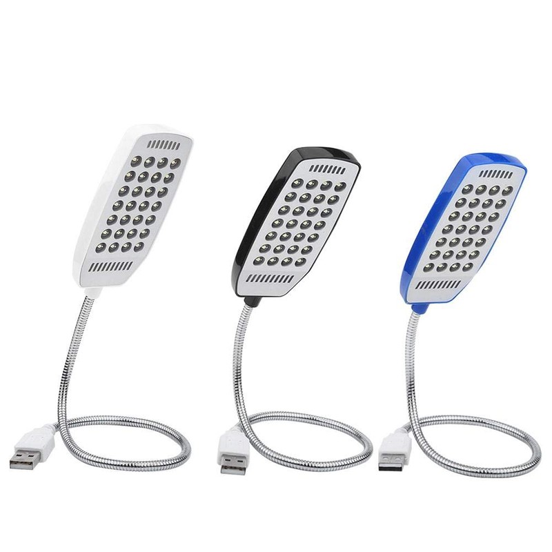 Fdit USB LED Light Mini 28 LED Portable Reading Light