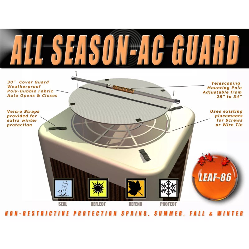 Sundog Systems All Season AC Guard - 30" LEAF-86 AirConditioner