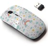 2.4G Wireless Mouse with Cute Pattern Design for All Laptops