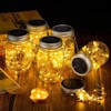 VOOKRY Solar Mason Jar Lights - 10 Pack 30 LED