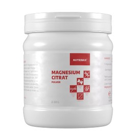 Magnesium Citrate Powder, 500 g, Vegan, No Fillers and Additives, Magnesium Citrate, Trimagnesium Dicitrate, For 6 Months