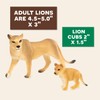 Terra by Battat – 4 Pieces Lion Family – Plastic
