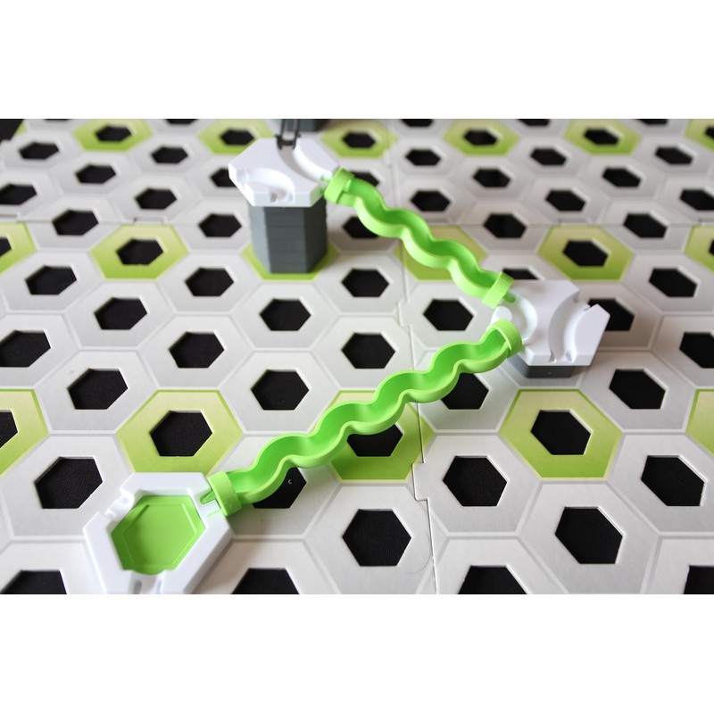 TracksCreations Rail Zigzag Tubo Compatible Gravitrax (Tube Rails (Set of