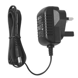 Security-01 DC 9V 1.5A Power Supply, Plug 5.5mm x 2.1mm, Center Positive, for Schwinn Elliptical Machine, Schwinn exercise bike, Crosley Cruiser Portable Turntable Record Player, Arduino UNO and more