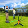Gizzjoy Dinosaur Toy Rocket Launcher for Kids - Launch Up