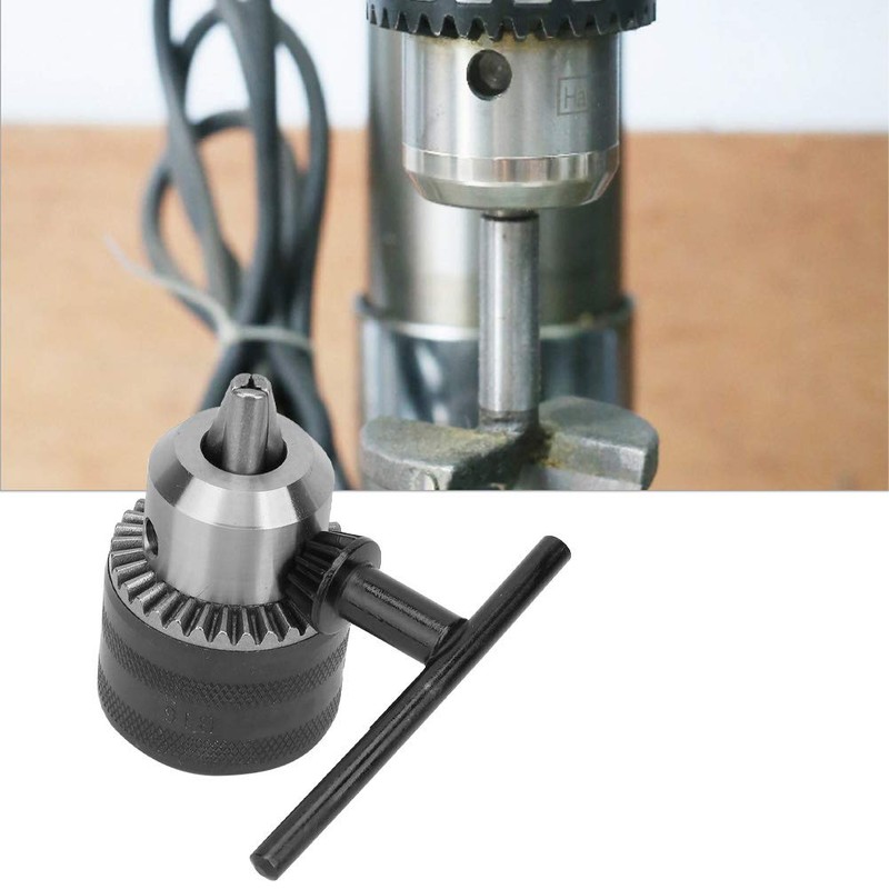 Drill Chuck 1.5-13mm B16 Wrench Drill Chuck Adapter Milling Tool