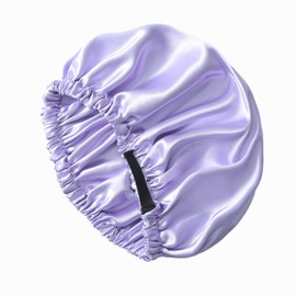 NVNAN Silk Bonnet for Sleeping Women,Adjustable Satin Bonnet for Women Curly Natural Hair,Double Layer Anti Frizz Soft Sleep Cap.
