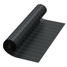 mychoiii 13x115 ft 5oz Woven PP Driveway Fabric, 800lbs Grab Tensile Strength Geotextile Fabric, Commercial Grade Stabilization Underlayment Road Fabric，Weed Barrier Landscape Fabric