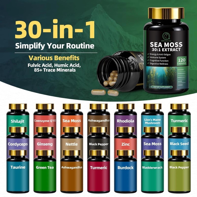 Dynamic Vitality Bundle - Sea Moss Multivitamin & Shilajit Power