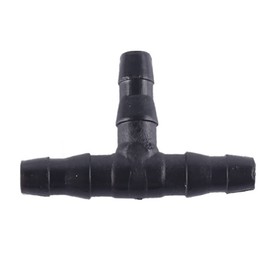 VOANZO 100pcs 6.35mm Barbed Hook Connectors Drip Irrigation Tea Pipe PVC Sprinkler Drip Automatic Irrigation System Tool Kits