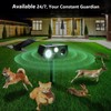 CDREPELUU 4 Pack 2025 Solar Animal Repeller Deer Repellent Devices