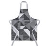 Catherine Lansfield Larsson Geo Apron Grey, (KT/44750/W/APR/GY)
