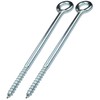 AERZETIX - C58290 - Set of 2 Screw Hooks Eyelet