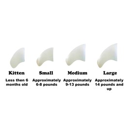 Purrdy Paws One Year Supply Soft Nail Caps for Cats Pearl Small - Extra Adhesives