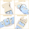 Summer Dog Collar, Blue Goose Puppy Collar Durable Soft Cotton