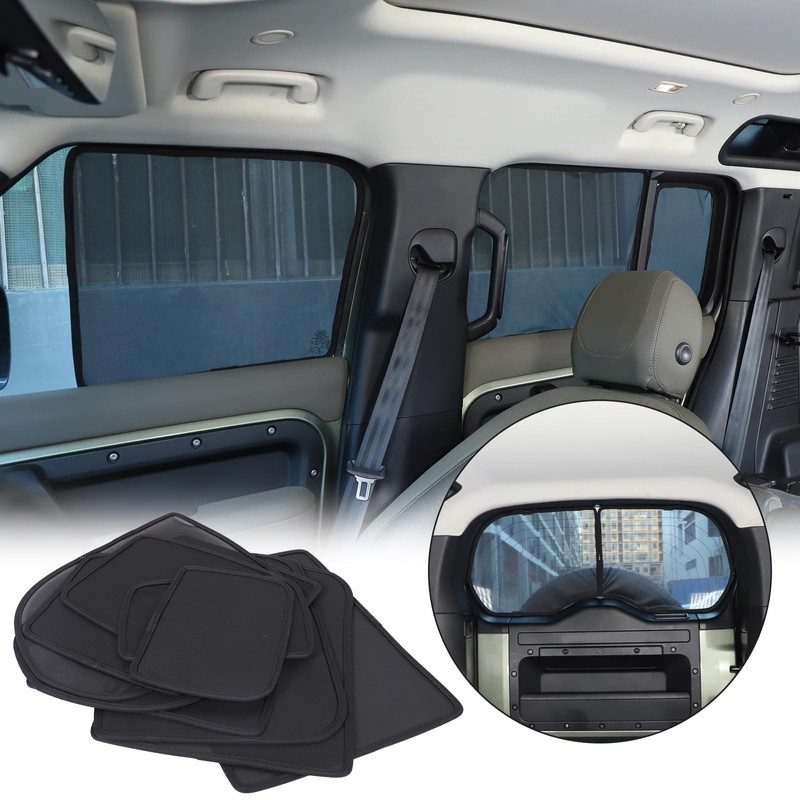 Car Window Shades Compatible with Land Rover Defender 110 2020-2025，Front