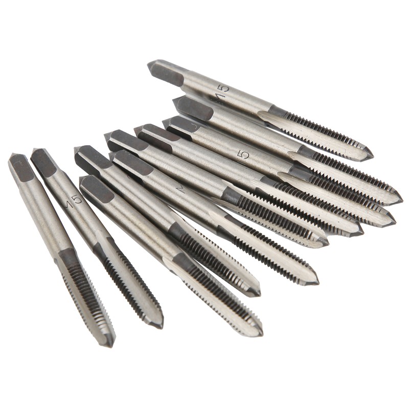 Screw Thread Tap Drill Manual Straight Flute Carbon Steel Industrial