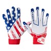 Shock Doctor Showtime Receiver Glove, Stars and Stripes/Gold S
