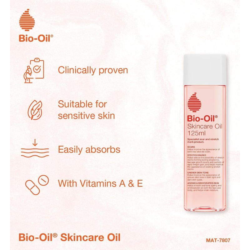 Bio-Oil, Aceite Corporal, Disminuye Cicatrices y Estrías, Skincare Oíl, 200