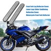 A ABSOPRO Motorcycle Front Fork Reflector Warning Saddlebag Cover (Set