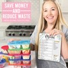 Hadley Designs Greenery Weekly Dinner Menu Board For Kitchen-Magnetic Meal