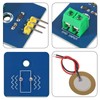 Coliao 6pcs Piezoelectric Sensor Analog Ceramic Piezo Vibration Sensor Module