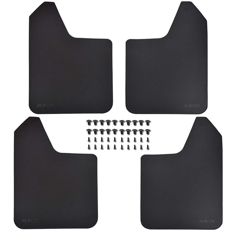 XUKEY 4pcs Set Universal Mud Flaps for Car Pickup SUV