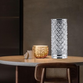 NSJLEE-LITE Cordless Rechargeable Table Lamps,Modern Portable Desk Lamp, Battery Powered LED Desk Lamp, 3 Color Stepless Dimming Up, Portable Table Light Lamp for Bedroom/Cafe/Dining Room