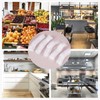 100 pcs cling cover,Elastic Transparent Stretch Food Storage Covers,reusable plastic