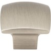 Jeffrey Alexander 431SN Sonoma 1-3/16 Square Knob - Satin Nickel