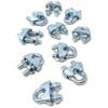 10Pcs. Wire Rope Clamp U-Shape Cable Clip – Steel Saddle