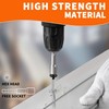 60 PCS #10 x 1-3/4" Hex Head Metal Roofing Screws