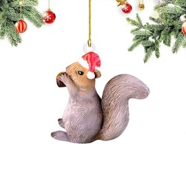 Christmas Decorations, Christmas Tree Ornaments - Cute Hanging Ornaments for Christmas Tree - Christmas Decor Indoors Home Party-Animal Squirrel