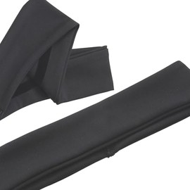 Lila Mae Non Slip Women's Headband | Velvet Interior for Flyaway Control, Sweat Wicking, Versatile Colors, Machine Washable (Black, 1 Pack)