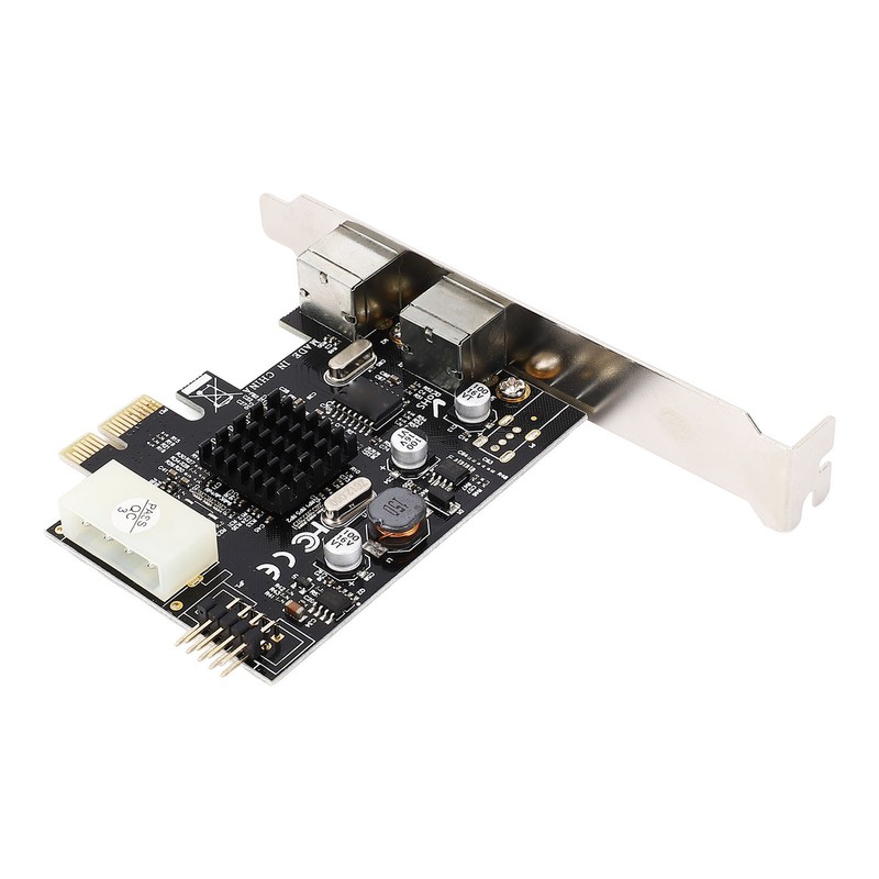 PCIe to PS/2 Adapter Card MCS9990CV Chip Built in USB2.0