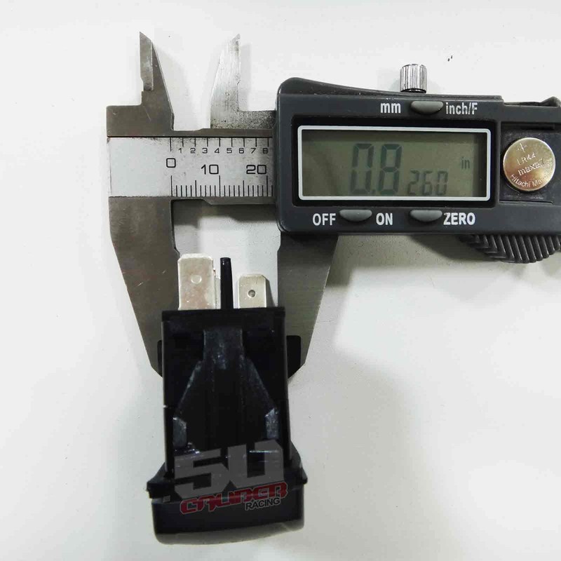 50 Caliber Racing Rocker Switch ON/Off LED Backlit -GPS -
