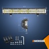 Nilight 22 Inch Side Shooter LED Light Bar Quadruple Row